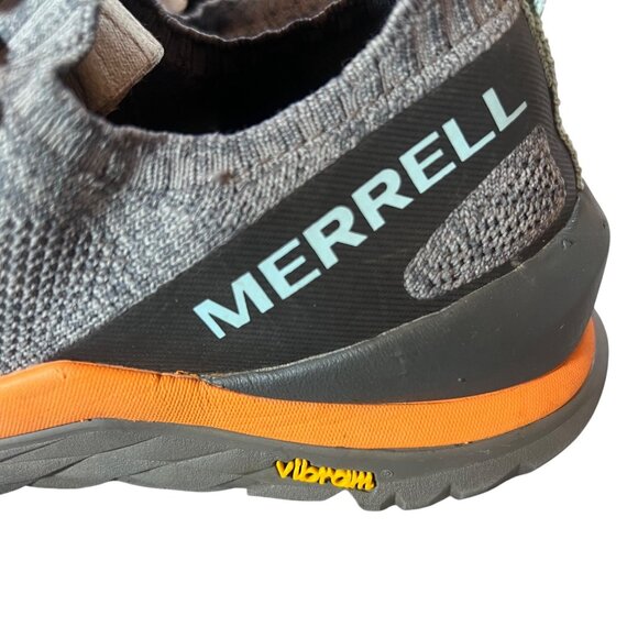 Womens Merrell Mag-9 Flex Connect Vibram Athletic Shoes Gray & Orange Size 8.5 - Picture 7 of 8
